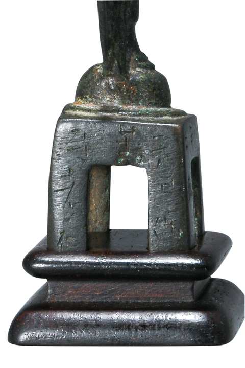 古玩銅器銅菩薩像真品鑒賞圖