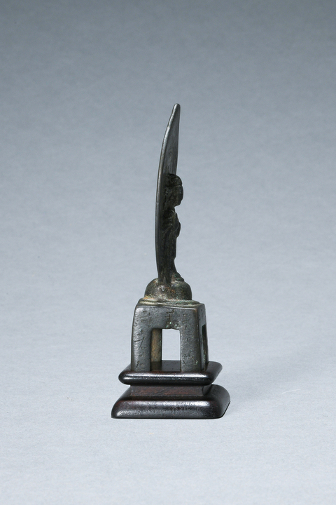 古玩銅器銅菩薩像真品鑒賞圖