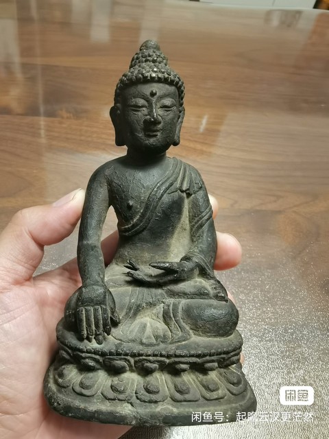 古玩銅器銅佛像真品鑒賞圖