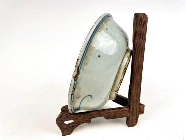 古玩陶瓷明晚期·青花深腹洗真品鑒賞圖