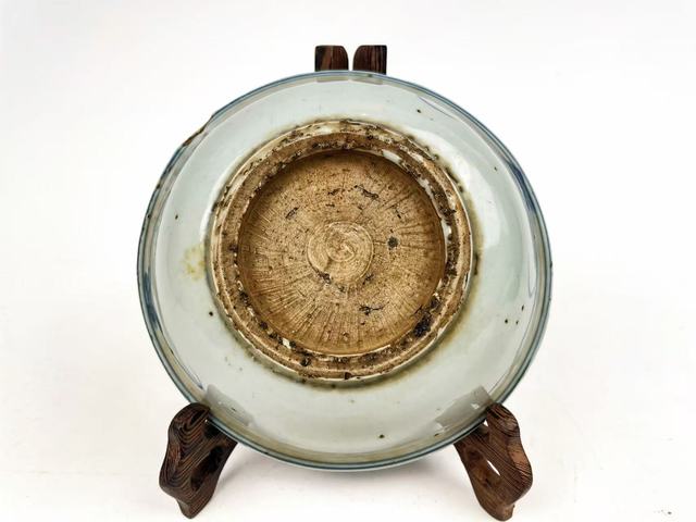 古玩陶瓷明晚期·青花深腹洗真品鑒賞圖