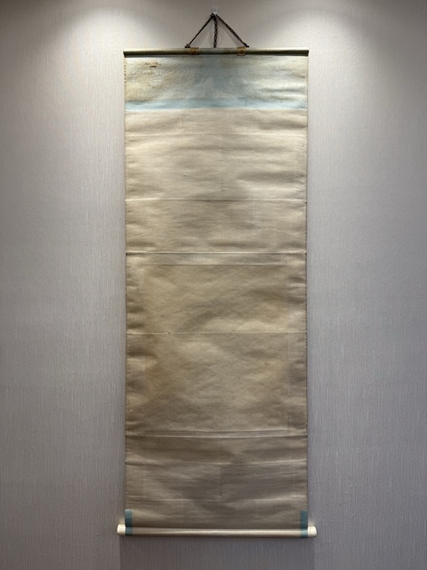 古玩字畫清晚期 老絹畫 行舟飲樂圖真品鑒賞圖