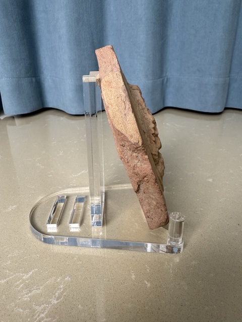 古玩陶瓷青州出土 宋代 獸面瓦當拍賣，當前價格390元