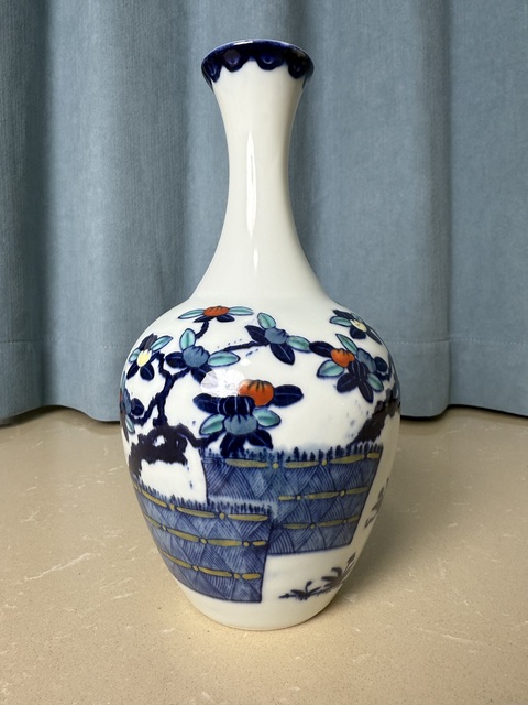 古玩陶瓷清晚期 斗彩賞瓶拍賣，當前價格350元