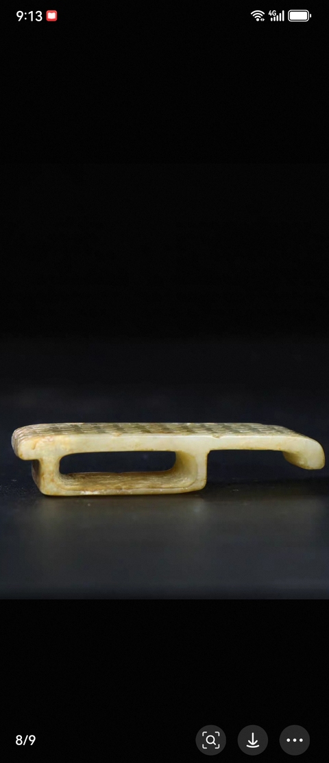 古玩玉器仿古玉劍璏真品鑒賞圖