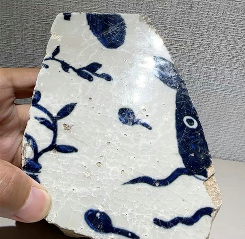 古玩陶瓷青花標本真品鑒賞圖