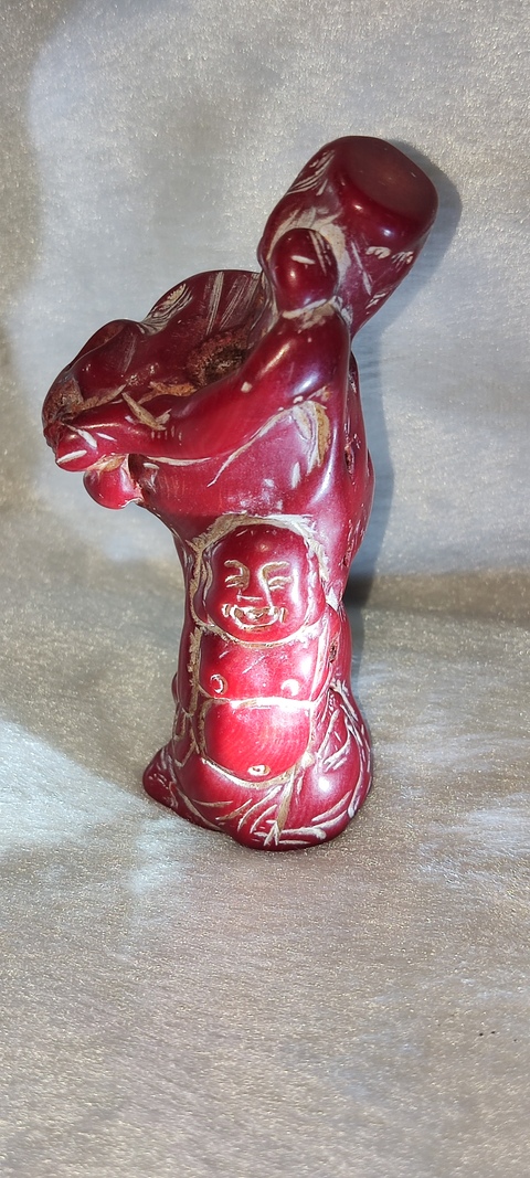 古玩字畫山珊瑚人物雕件真品鑒賞圖