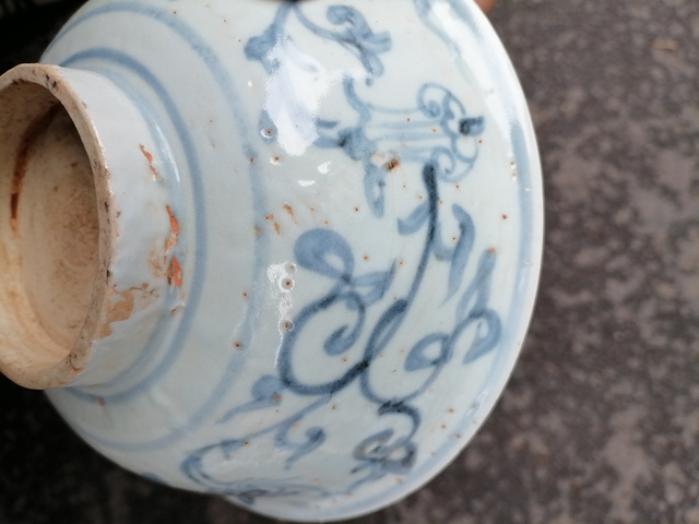 古玩陶瓷青花碗真品鑒賞圖