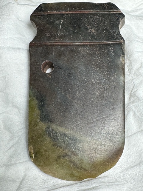 古玩玉器做舊仿古“柄形器”真品鑒賞圖