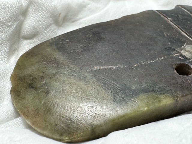 古玩玉器做舊仿古“柄形器”真品鑒賞圖