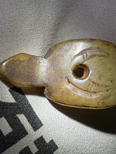 古玩玉器做舊仿古“玉鳳鳥”真品鑒賞圖