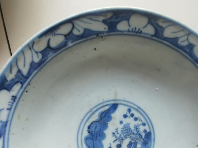 古玩陶瓷青花人物高足碗真品鑒賞圖