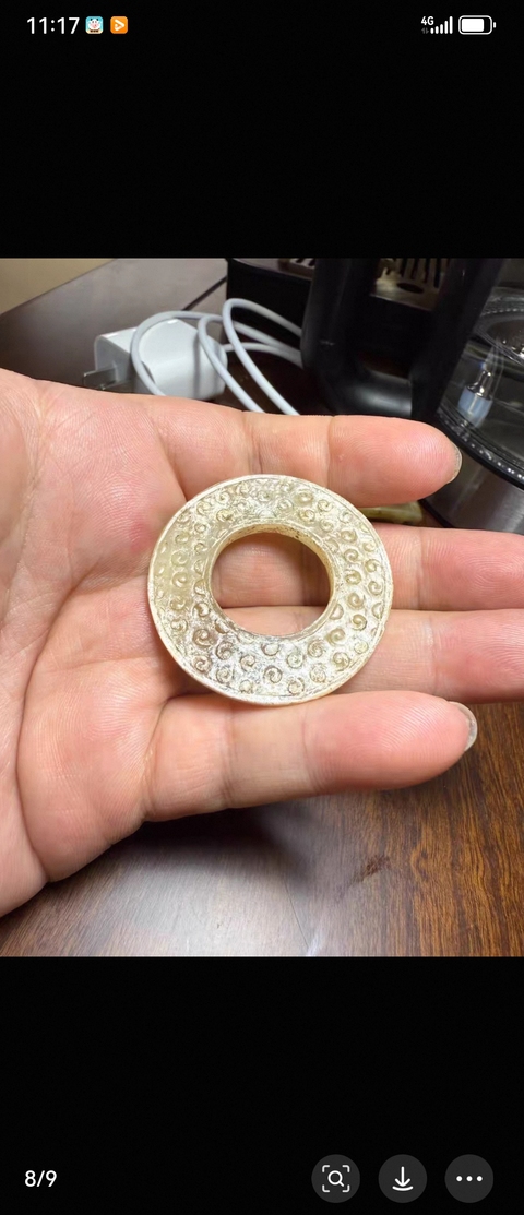 古玩玉器仿古玉璧真品鑒賞圖