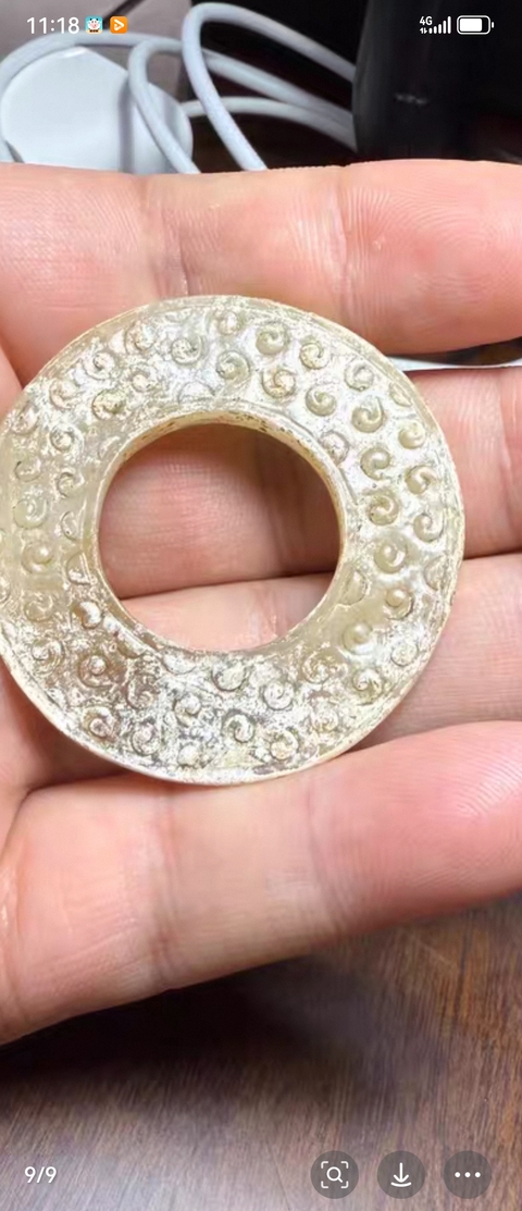 古玩玉器仿古玉璧真品鑒賞圖