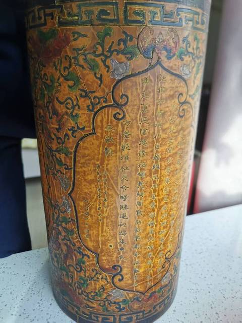 古玩雜項帽筒真品鑒賞圖