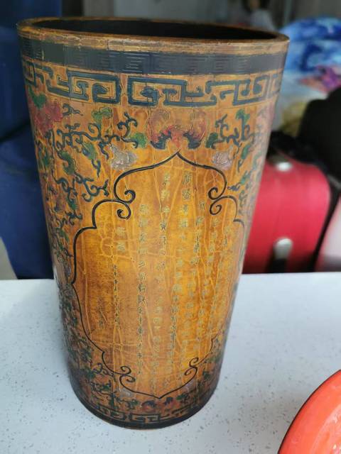 古玩雜項帽筒真品鑒賞圖