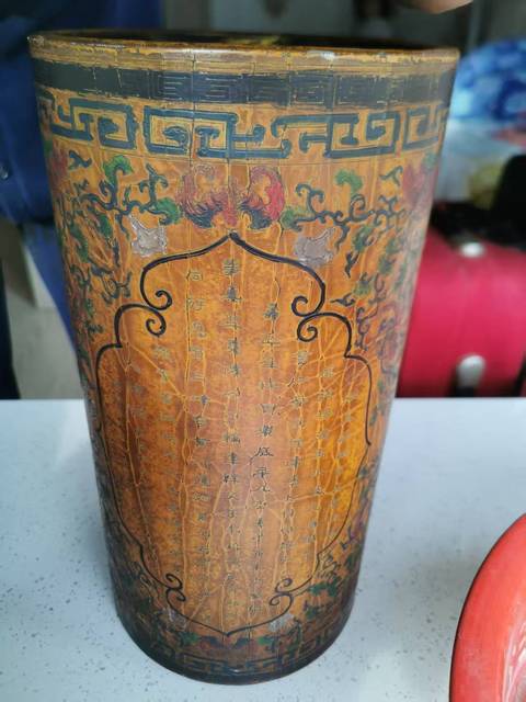 古玩雜項帽筒真品鑒賞圖