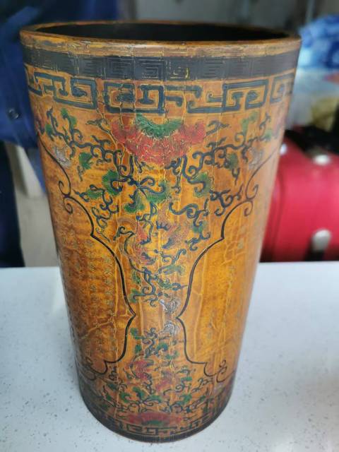 古玩雜項帽筒真品鑒賞圖