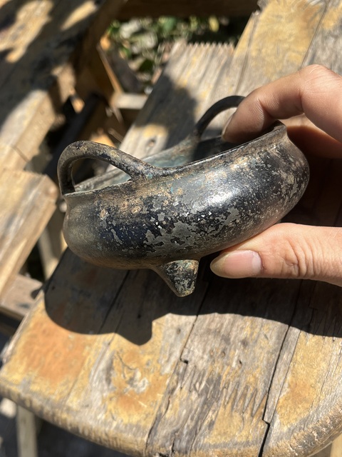 古玩銅器銅香爐真品鑒賞圖