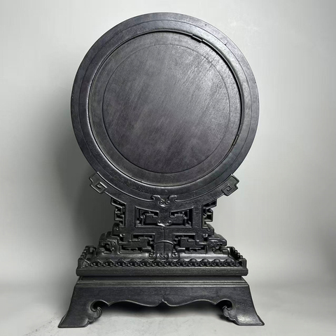 古玩陶瓷山水紋青花瓷板畫真品鑒賞圖