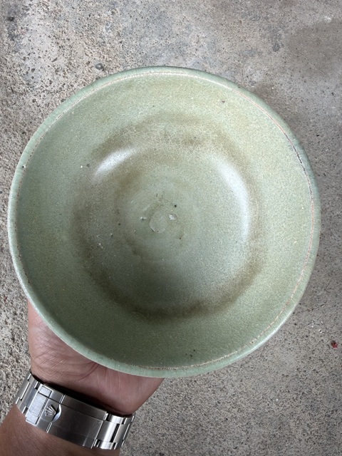 古玩陶瓷龍泉青瓷茶碗真品鑒賞圖