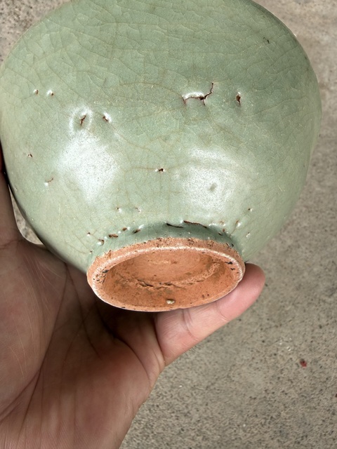 古玩陶瓷龍泉青瓷茶碗真品鑒賞圖