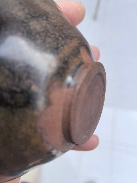 古玩陶瓷建窯芝麻釉茶盞拍賣，當(dāng)前價格376元