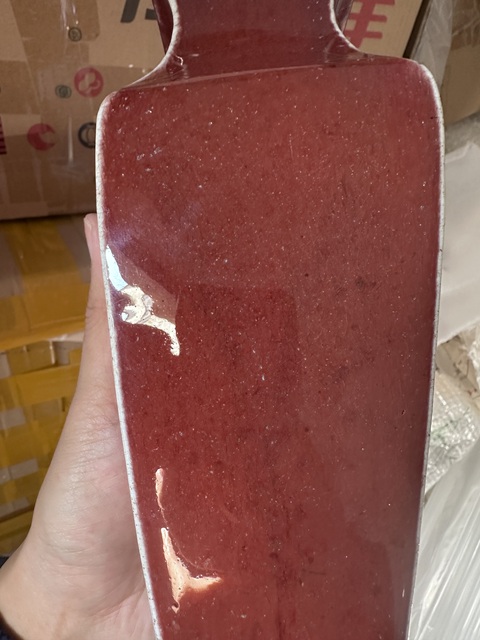 古玩陶瓷鈞紅釉四方瓶拍賣，當前價格5000元