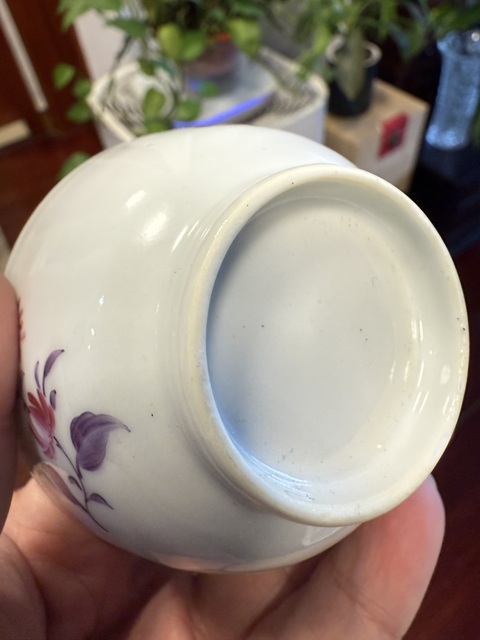 古玩陶瓷廣琺瑯花卉紋杯真品鑒賞圖