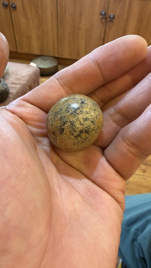 古玩玉器仿古珠子真品鑒賞圖