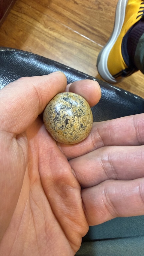 古玩玉器仿古珠子真品鑒賞圖