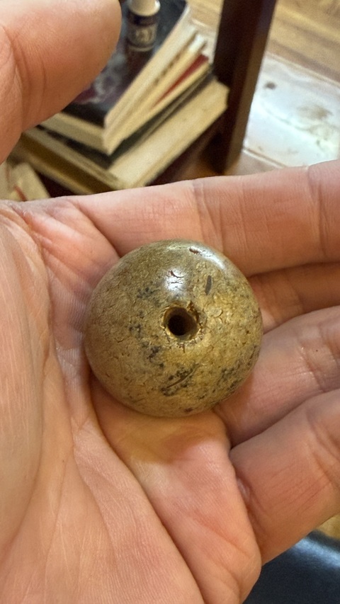 古玩玉器仿古珠子真品鑒賞圖