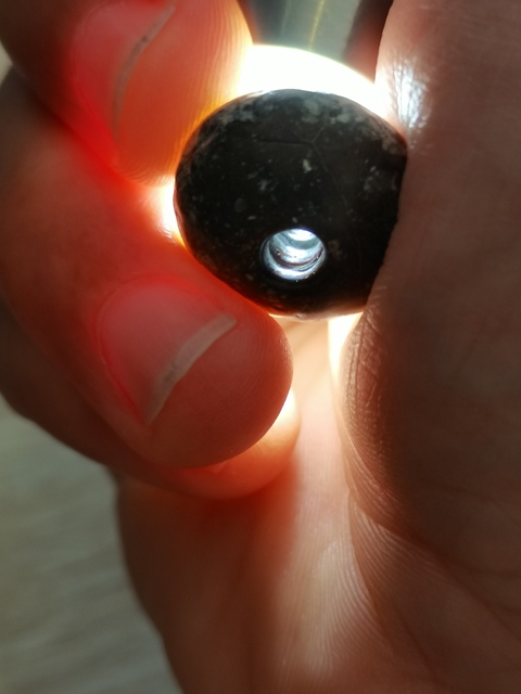 古玩玉器地方玉珠真品鑒賞圖