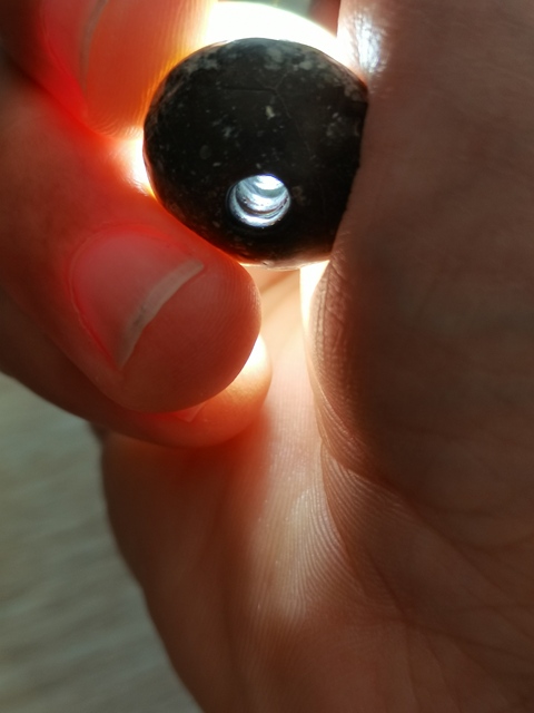 古玩玉器地方玉珠真品鑒賞圖