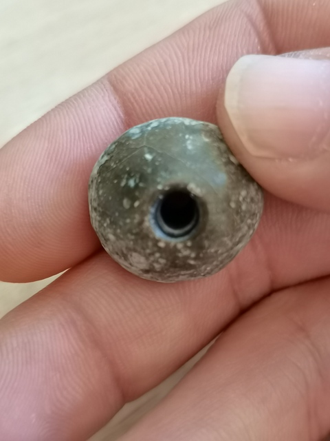 古玩玉器地方玉珠真品鑒賞圖