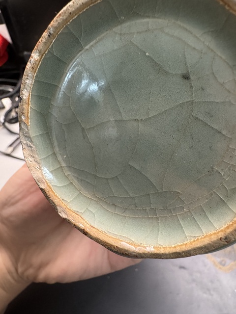 古玩陶瓷龍泉瓶真品鑒賞圖