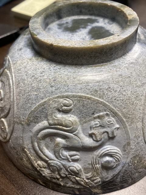 古玩玉器做舊仿古“玉碗”真品鑒賞圖