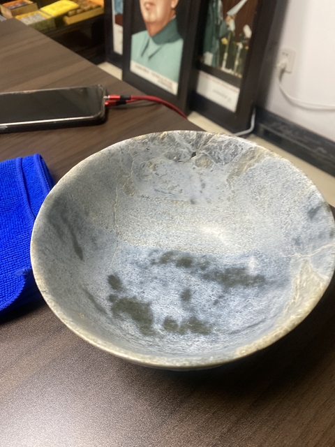 古玩玉器做舊仿古“玉碗”真品鑒賞圖