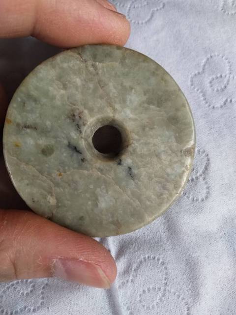 古玩玉器仿古玉璧真品鑒賞圖