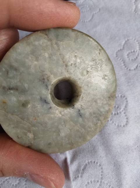 古玩玉器仿古玉璧真品鑒賞圖