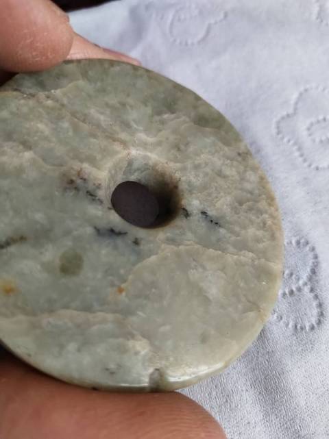 古玩玉器仿古玉璧真品鑒賞圖