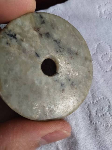 古玩玉器仿古玉璧真品鑒賞圖