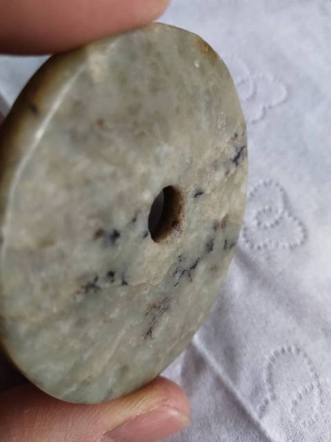 古玩玉器仿古玉璧真品鑒賞圖