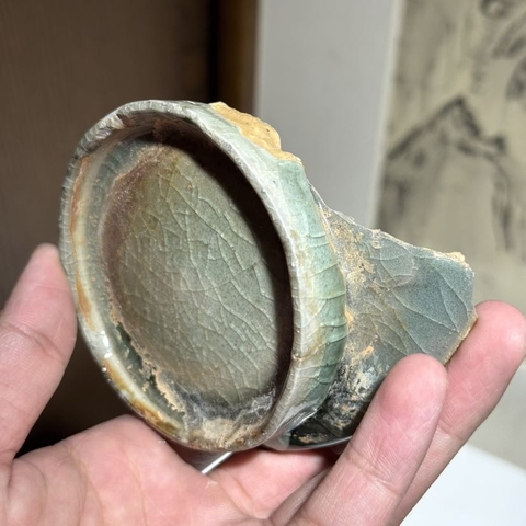 古玩陶瓷罕見宋五大名窯之一南宋“官窯”標本拍賣，當前價格998元