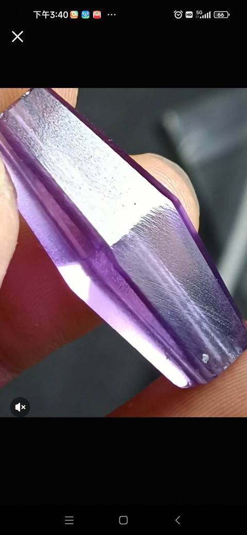 古玩玉器仿古水晶多愣珠真品鑒賞圖