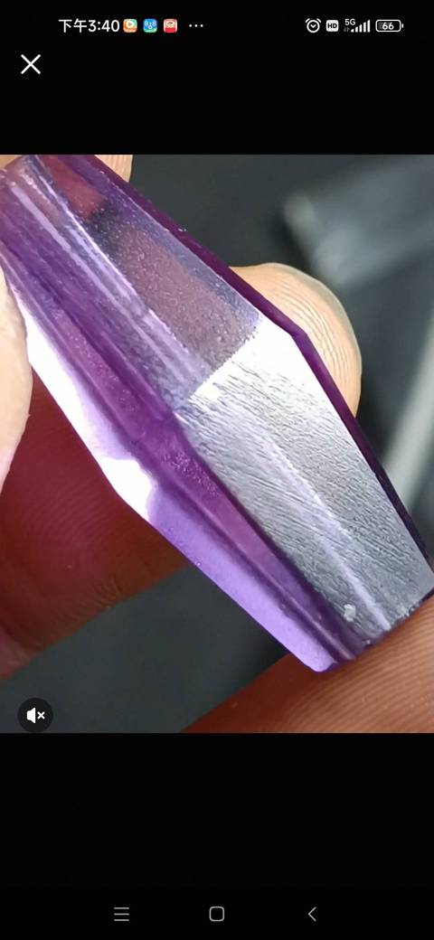 古玩玉器仿古水晶多愣珠真品鑒賞圖