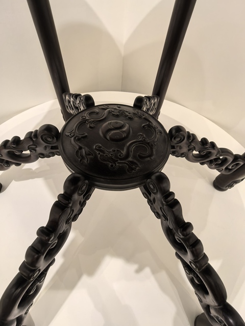 古玩雜項圓桌真品鑒賞圖