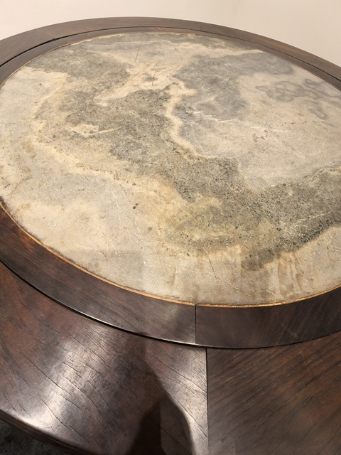 古玩雜項圓桌真品鑒賞圖