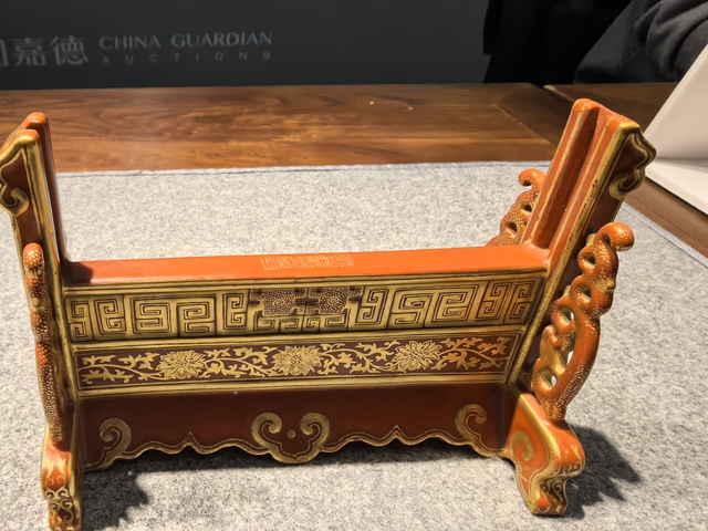 古玩陶瓷粉彩仕女人物插屏真品鑒賞圖