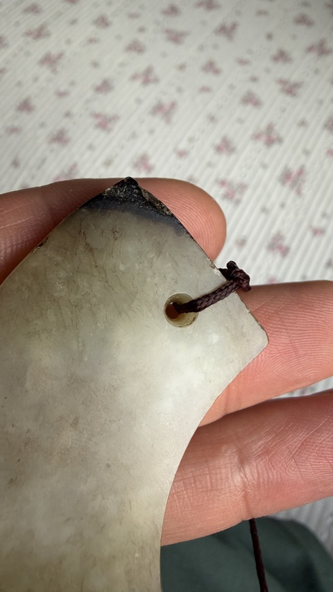 古玩玉器齊家玉璜真品鑒賞圖